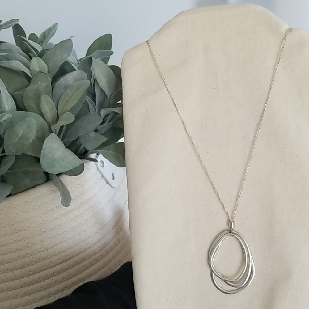 Silver necklace from Francesca's Boutique